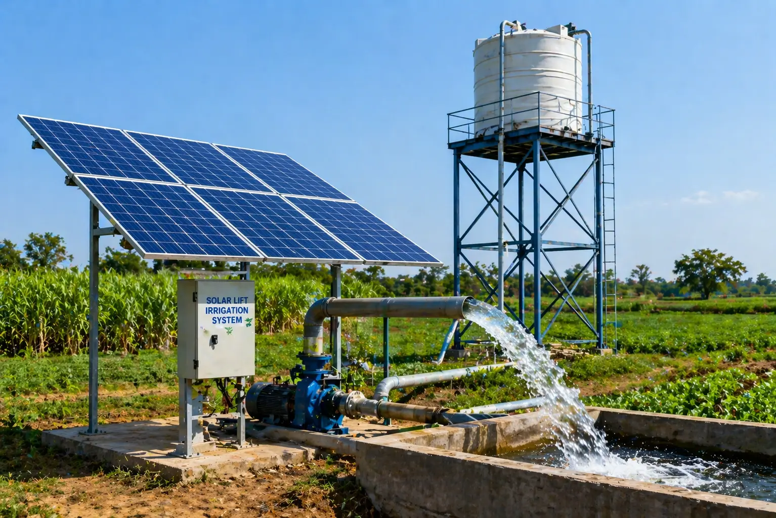 Solar-lift-irrigation-system